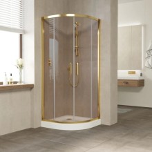 Душевой уголок 90х90 см Vegas Glass ZS 90 09 05 бронза