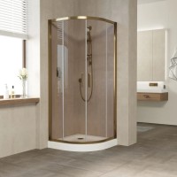 Душевой уголок 90х90 см Vegas Glass ZS 90 05 05 бронза