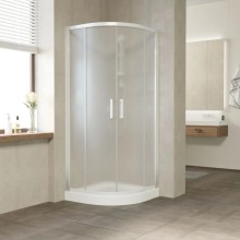 Душевой уголок 110х110 см Vegas Glass ZS 110 01 10 сатин