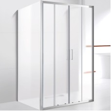 Душевой уголок Cezares Molveno 170x90 MOLVENO-AH-22-170/90-P-Cr профиль Хром стекло рифленое