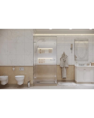 Душевой уголок 89х89 см Ambassador Abner 10011101L прозрачное