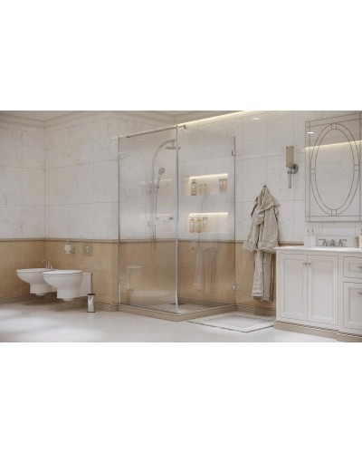 Душевой уголок 99х99 см Ambassador Abner 10011102L прозрачное