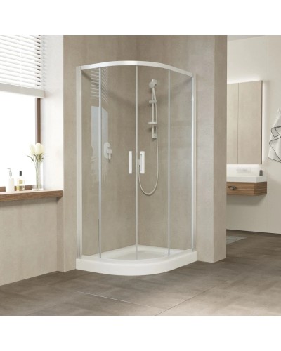 Душевой уголок 90х80 см Vegas Glass ZS-F 90x80 01 01 прозрачное