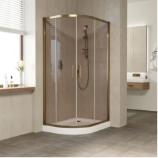 Душевой уголок 90х80 см Vegas Glass ZS-F 90x80 05 05 бронза