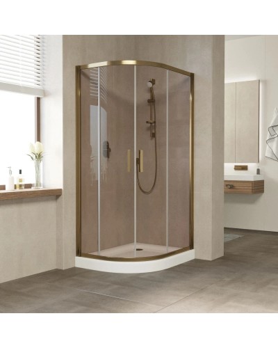 Душевой уголок 90х80 см Vegas Glass ZS-F 90x80 05 05 бронза