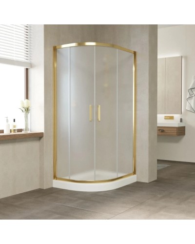 Душевой уголок 100х90 см Vegas Glass ZS-F 100x90 09 10 сатин