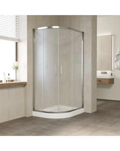 Душевой уголок 110х80 см Vegas Glass ZS-F 110x80 08 10 сатин