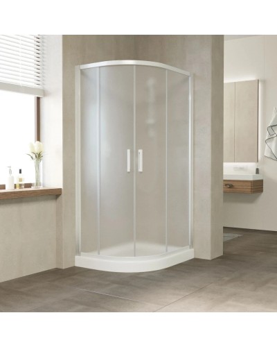 Душевой уголок 120х90 см Vegas Glass ZS-F 120x90 01 10 сатин