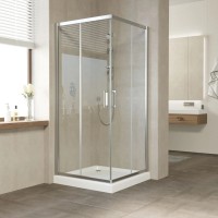 Душевой уголок 100х100 см Vegas Glass ZA 100 08 01 прозрачное