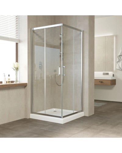 Душевой уголок 120х120 см Vegas Glass ZA 120 08 01 прозрачное