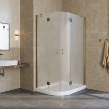 Душевой уголок 90х80 см Vegas Glass AFS-F 90x80 05 10 R сатин