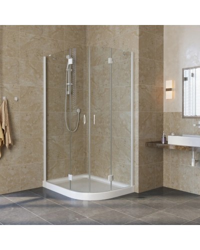 Душевой уголок 100х90 см Vegas Glass AFS-F 100x90 01 01 L прозрачное