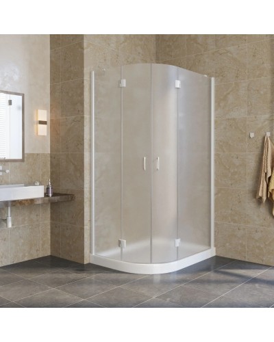 Душевой уголок 110х100 см Vegas Glass AFS-F 110x100 01 10 R сатин