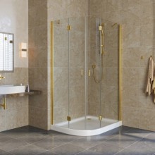 Душевой уголок 110х100 см Vegas Glass AFS-F 110x100 09 01 R прозрачное