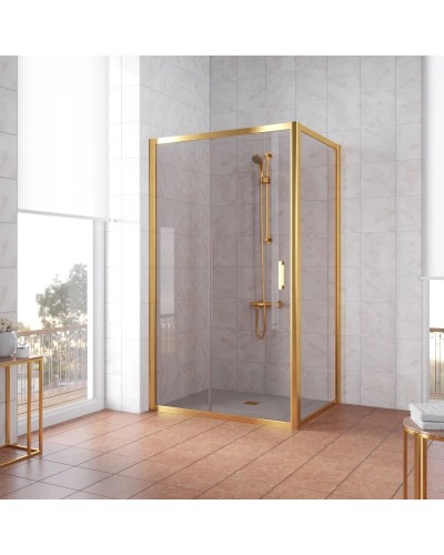 Душевой уголок 105х70 см Vegas Glass ZP+ZPV 105x70 09 05 бронза