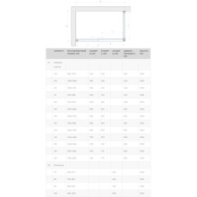 Душевой уголок 105х90 см Vegas Glass ZP+ZPV 105x90 05 01 прозрачное