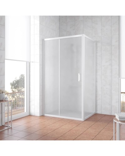 Душевой уголок 110х80 см Vegas Glass ZP+ZPV 110x80 01 10 сатин