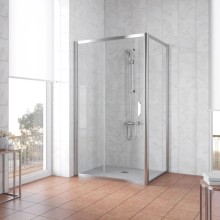 Душевой уголок 115х80 см Vegas Glass ZP+ZPV 115x80 08 01 прозрачное