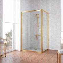 Душевой уголок 115х100 см Vegas Glass ZP+ZPV 115x100 09 01 прозрачное