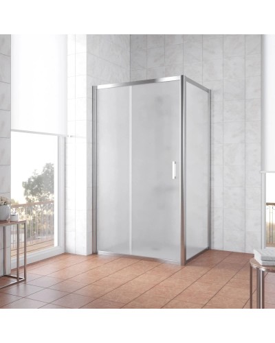 Душевой уголок 130х100 см Vegas Glass ZP+ZPV 130x100 08 10 сатин