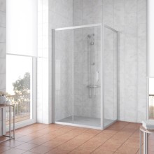 Душевой уголок 140х100 см Vegas Glass ZP+ZPV 140x100 07 01 прозрачное