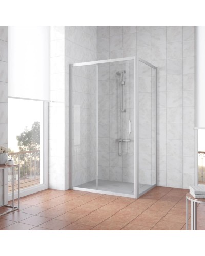 Душевой уголок 140х100 см Vegas Glass ZP+ZPV 140x100 07 01 прозрачное