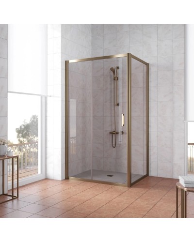 Душевой уголок 150х80 см Vegas Glass ZP+ZPV 150x80 05 05 бронза