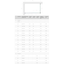 Душевой уголок 155х100 см Vegas Glass ZP+ZPV 155x100 05 10 сатин