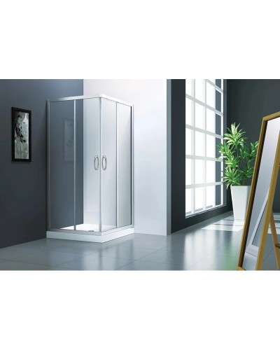 Душевой уголок 90х90 см Veconi Rovigo RV11HS-90-01-C5 прозрачное