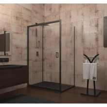 Душевой уголок 100х70 см Veconi Rovigo RV046B-10070PR-01-19C1 прозрачное