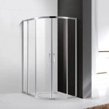 Душевой уголок 100х80 см Cezares MOLVENO-RH-2-100/80-C-Cr-IV прозрачное