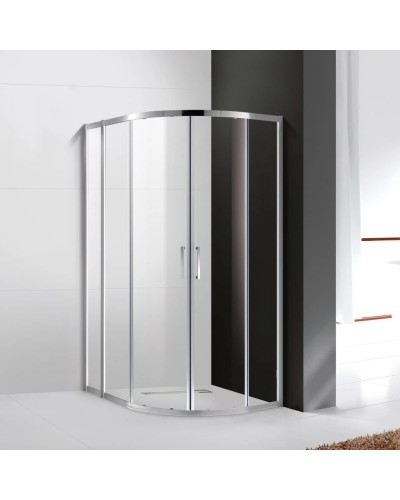 Душевой уголок 100х80 см Cezares MOLVENO-RH-2-100/80-C-Cr-IV прозрачное