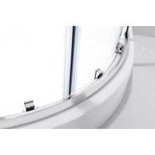 Душевой уголок 100х80 см Cezares MOLVENO-RH-2-100/80-C-Cr-IV прозрачное