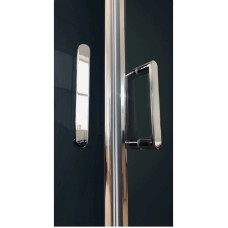 Душевой уголок с поддоном 120х80 см Royal Bath RB8120BK-T-CH-R прозрачное