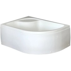 Душевой уголок с поддоном 120х80 см Royal Bath RB8120BK-T-CH-L прозрачное