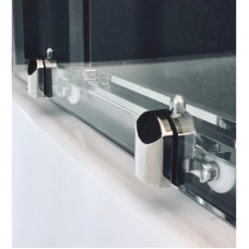 Душевой уголок с поддоном 120х80 см Royal Bath RB8120BK-T-CH-L прозрачное