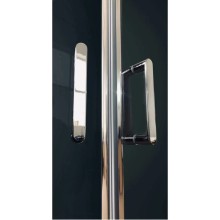 Душевой уголок с поддоном 100х100 см Royal Bath RB100BK-T-CH прозрачное