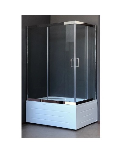 Душевой уголок без поддона 120х80 см Royal Bath RB-L-3002-5 прозрачное
