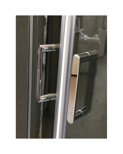 Душевой уголок без поддона 100х100 см Royal Bath RB-L-3001-5 прозрачное