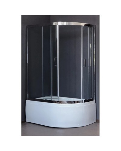 Душевой уголок без поддона 120х80 см Royal Bath RB-L-3001-3 прозрачное