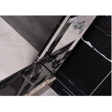 Душевой уголок без поддона 140х90 см Royal Bath RB-L-2011-1400-9R прозрачное