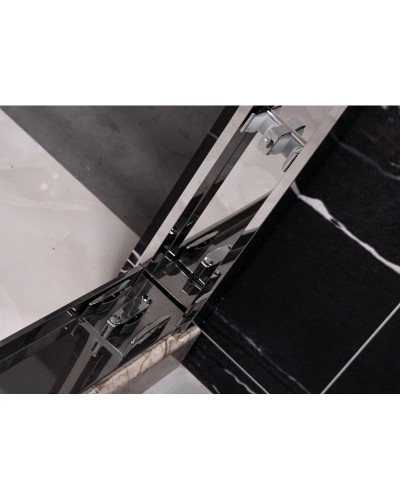 Душевой уголок без поддона 140х80 см Royal Bath RB-L-2011-1400-8R прозрачное