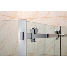 Душевой уголок без поддона 120х80 см Royal Bath RB8012B-R прозрачное