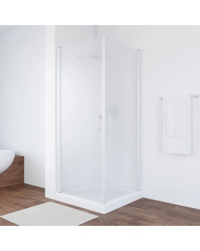 Душевой уголок 80х80 см Vegas Glass EA 80 01 10 сатин