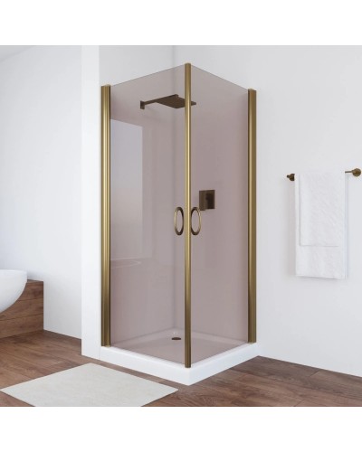 Душевой уголок 80х80 см Vegas Glass EA 80 05 05 бронза