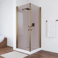 Душевой уголок 90х90 см Vegas Glass EA 90 05 05 бронза