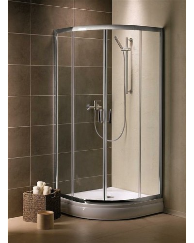 Душевой уголок Radaway Premium Plus A 1900 90x90 30403-01-01N профиль Хром стекло прозрачное