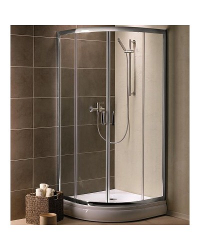 Душевой уголок Radaway Premium Plus A 1900 80x80 30413-01-01N профиль Хром стекло прозрачное