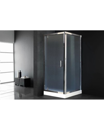 Душевой уголок без поддона 92х82 см Royal Bath RB8090HV-C-CH матовое