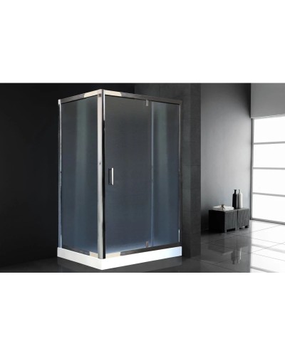 Душевой уголок без поддона 122х82 см Royal Bath RB8120HV-C-CH матовое